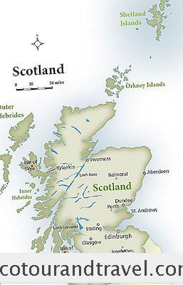 Scotland Turistkarta Topp Stader Och Sevardheter 2021