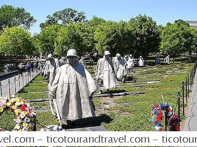 Monumen Veteran Perang Korea Di Washington Dc